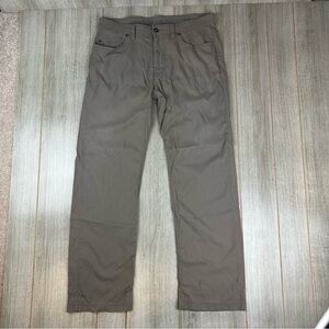 prAna 5-Pocket Slim fit Pants 34x32 Stretch Mud Taupe